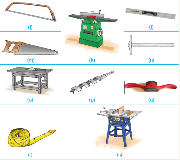 Use carpentry deals tools and equipment